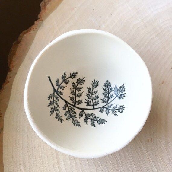 Fern Ring Bowl Little Bowl Ring Bowl Fern Ring Dish Fern | Etsy | Etsy (US)