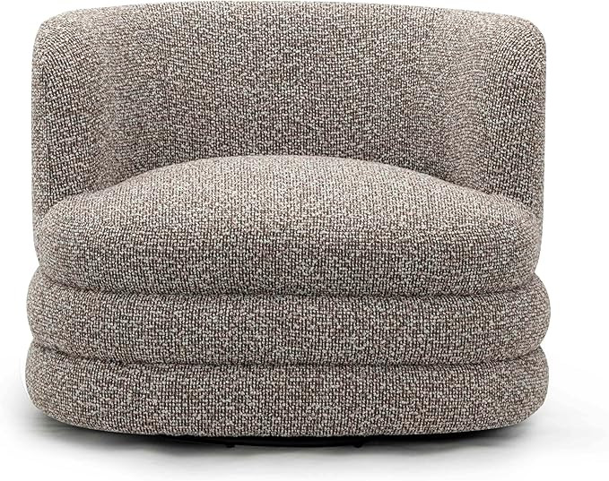 TOV Furniture Astor Heathered Grey Boucle Swivel Hotel Lounge Chair | Amazon (US)
