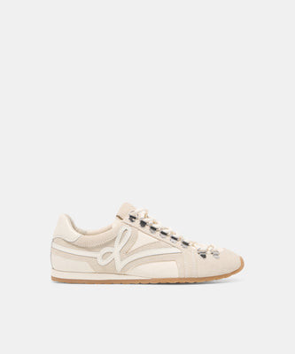 Deacon Sneakers in Ivory Suede Size 11 By Dolce Vita | DolceVita.com
