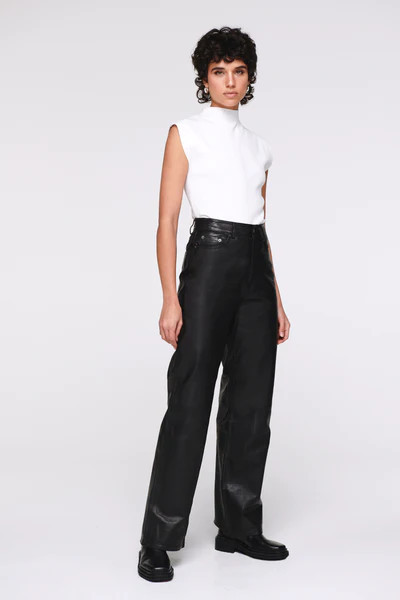 Gellar Leather Trouser | ALIGNE UK & EU