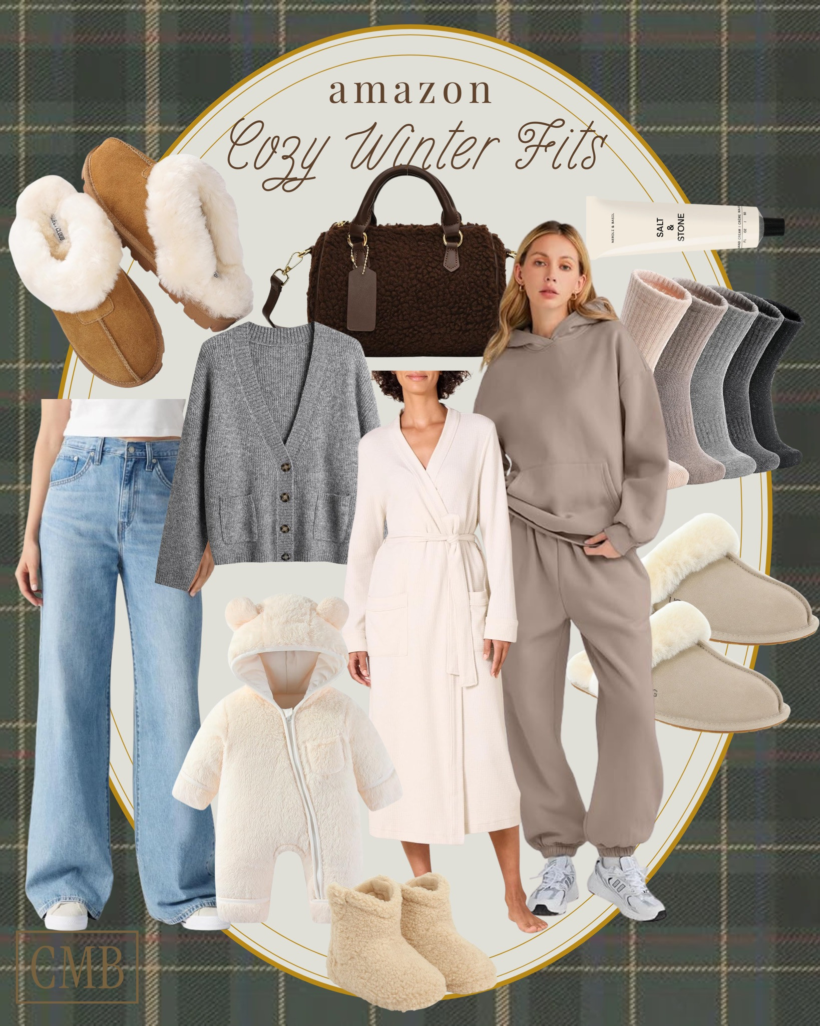 ✨ The softest winter staples for staying warm and pulled together. Think plush slippers, easy layers, and all the comfy neutrals you’ll live in this season.🤍

#AmazonFinds #WinterOutfits #CozyStyle #LoungewearLooks #AmazonFashion #WinterWardrobe #ChrissyMarieBlog 

 #LTKHoliday #LTKSeasonal #LTKFindsUnder50