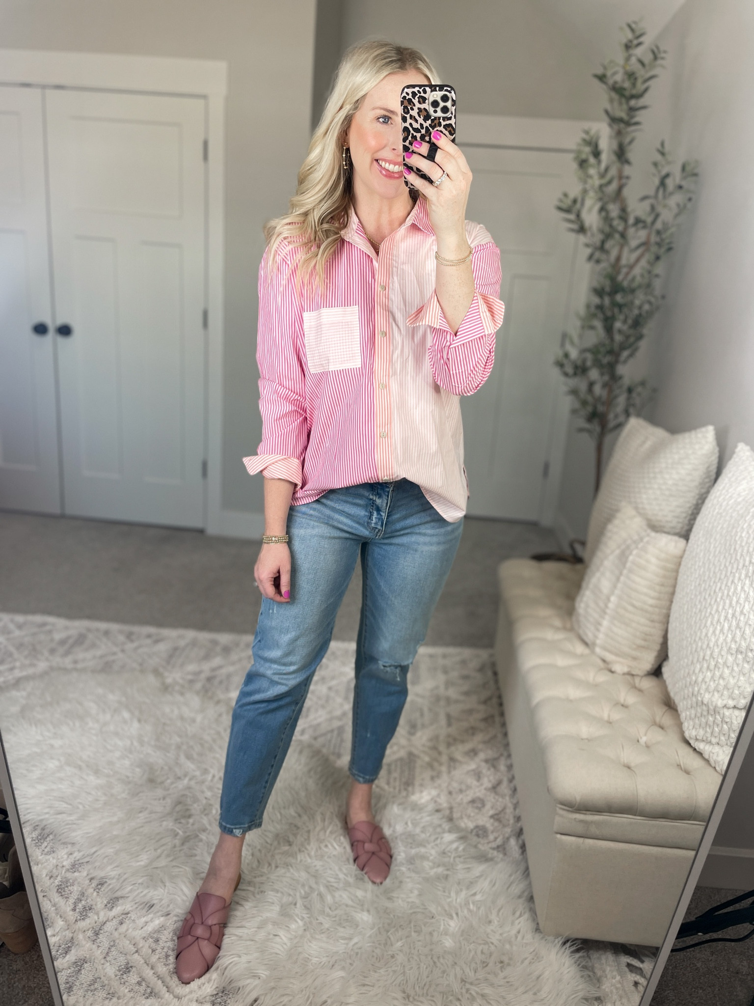 Weekend Walmart wins try on 
Button down- medium 


#LTKstyletip #LTKunder50 #LTKFind
