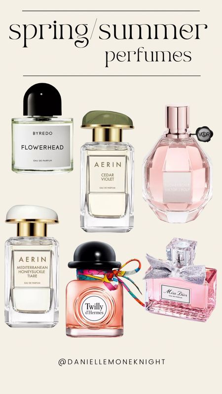 Spring and Summer Perfume Suggestions 

#LTKbeauty #LTKSeasonal