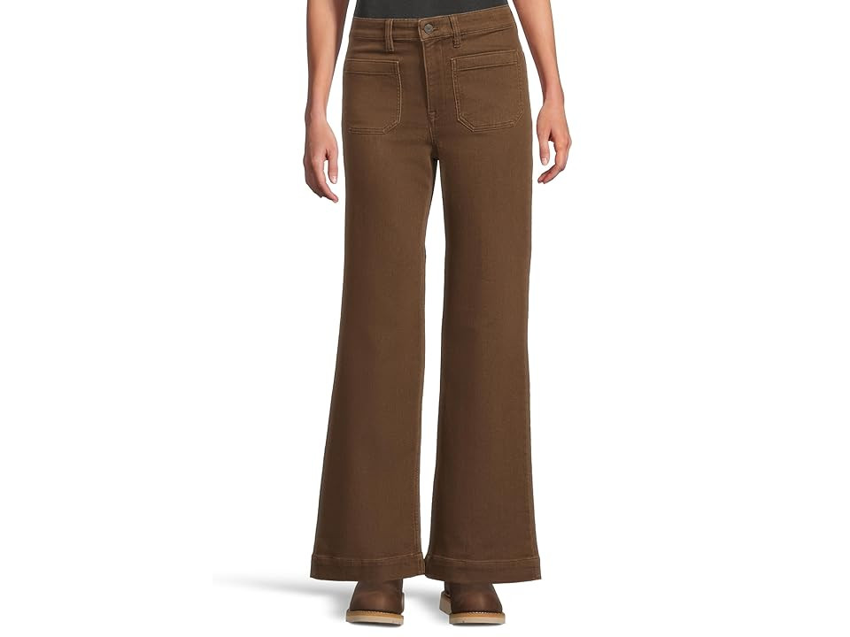 Faherty Stretch Terry Patch Pocket Pants Women's Clothing Walnut : 24, Cotton/Denim/Elastane | Zappos