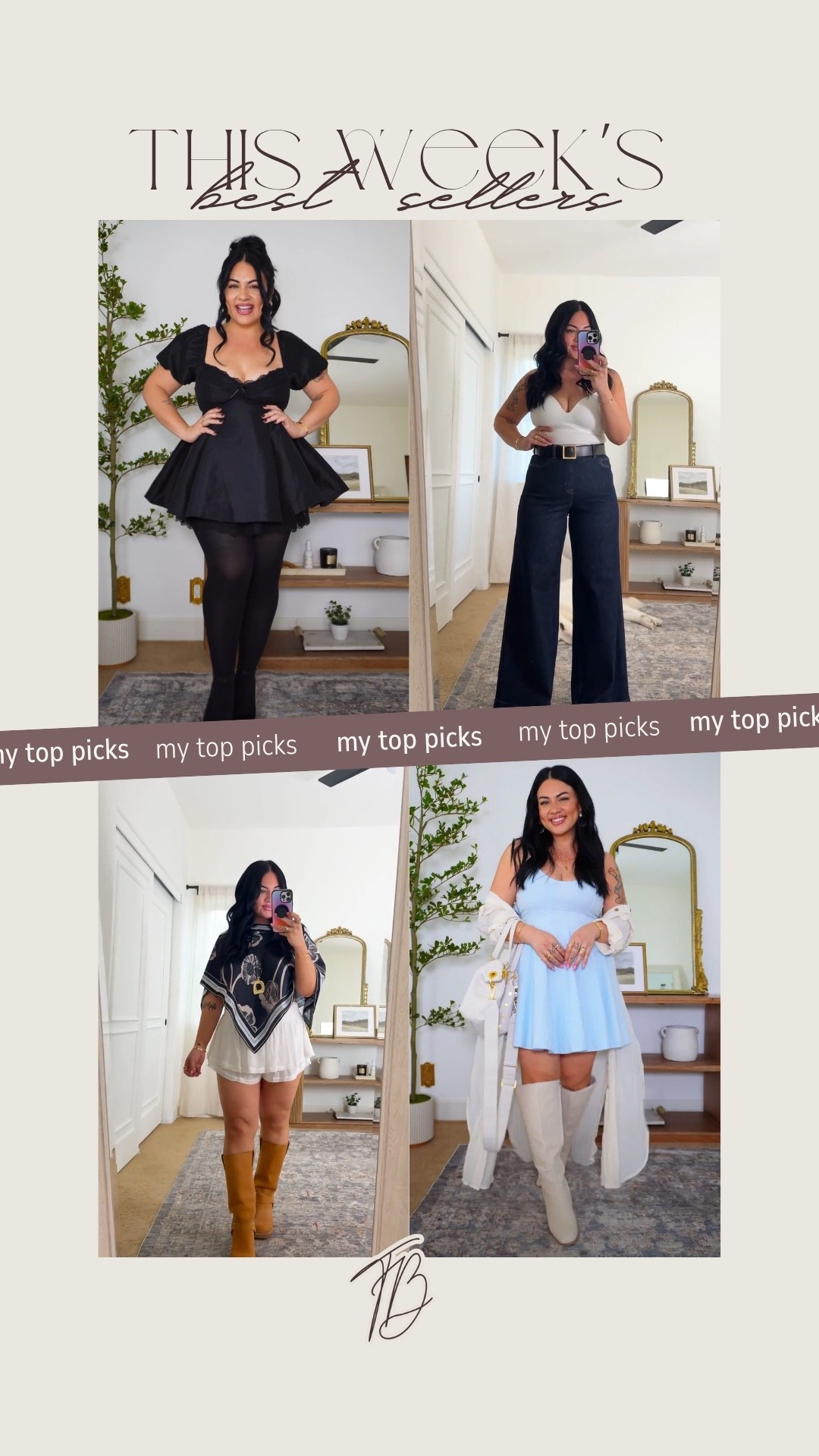 Top sellers this week ✨

Top sellers, best sellers, top shopped, going out outfits, dress inspo, midsize girly, midsize fashion, Tori block

#LTKootd #LTKMidsize #LTKgrwm