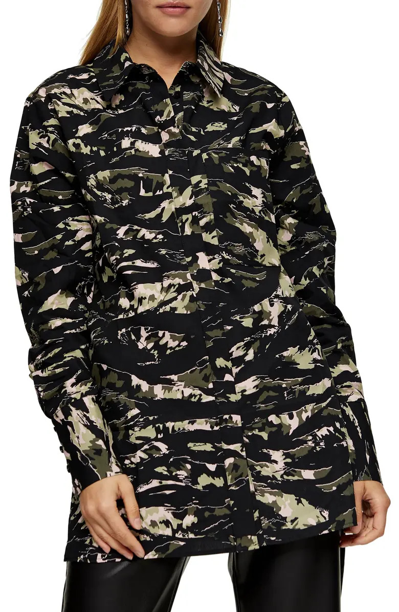 Oversized Camo Blouse | Nordstrom Rack