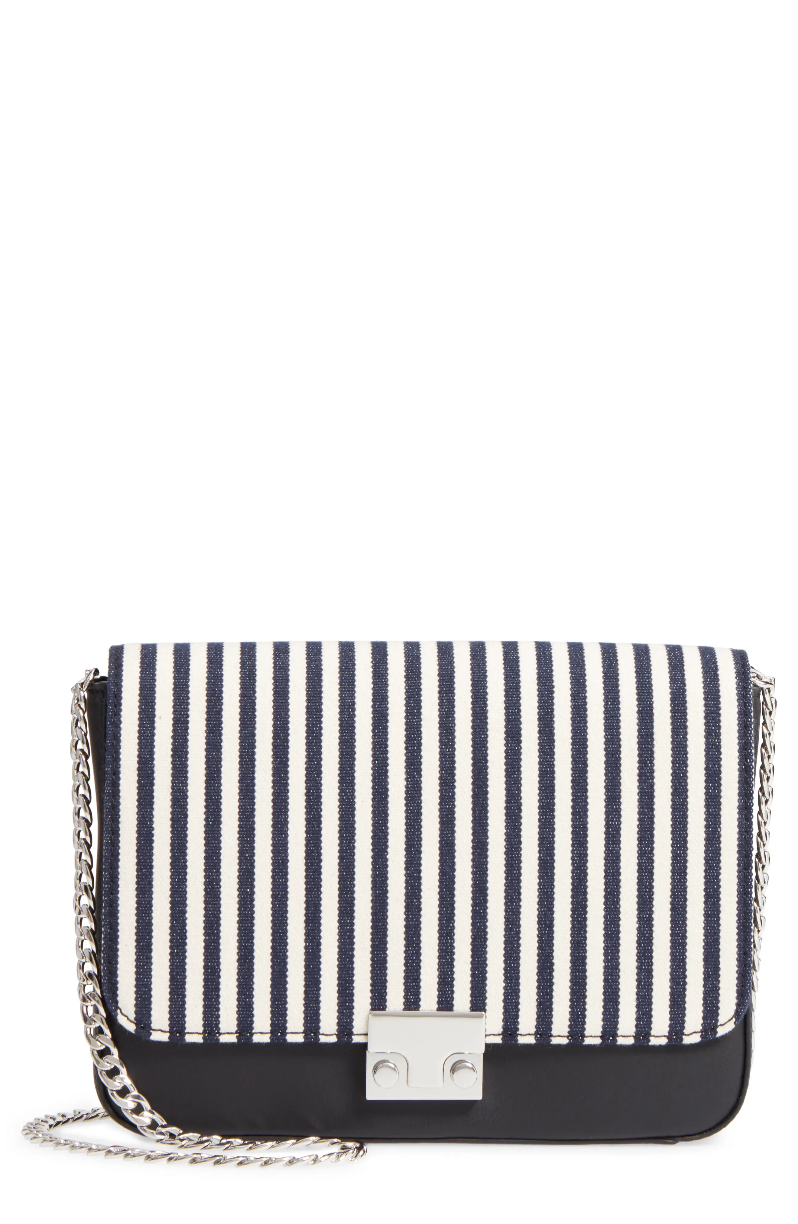 Loeffler Randall Lock Stripe Clutch/Shoulder Bag | Nordstrom