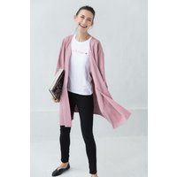 Pink Linen Cardigan, Kimono Clothing, Washed Summer Elegant Minimalist Clothing, Oversize | Etsy (US)