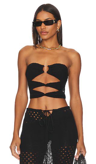 X Revolve Whitehaven Top in Black | Revolve Clothing (Global)