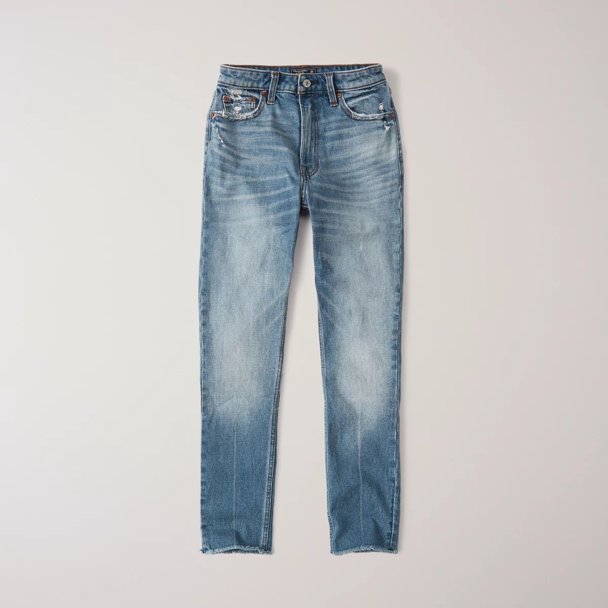 High Rise Slim Jeans | Abercrombie & Fitch US & UK