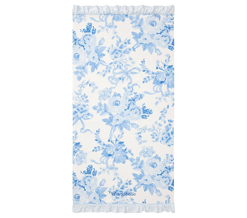 LoveShackFancy Damask Kid Beach Towel UPF 50+ | Pottery Barn Kids