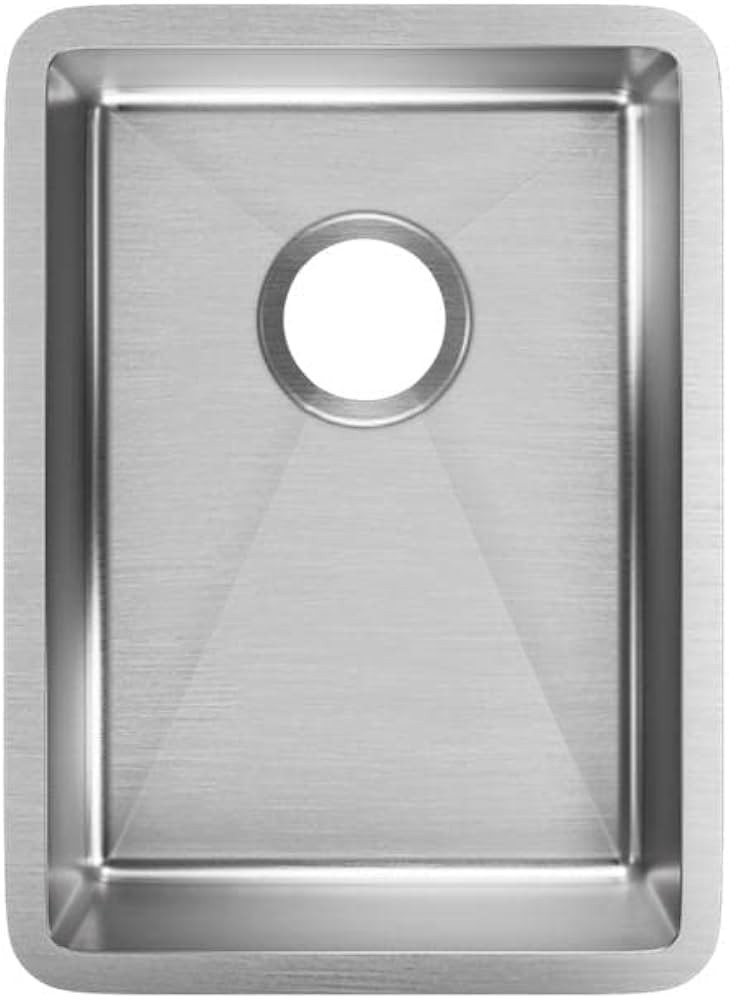 Elkay Crosstown 18 Gauge Stainless Steel 13-1/2" x 18-1/2" x 9" Single Bowl Undermount Bar Sink | Amazon (US)