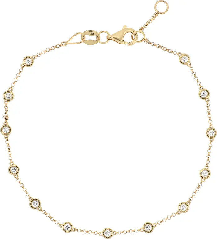 Monaco Diamond Bezel Station Bracelet | Nordstrom