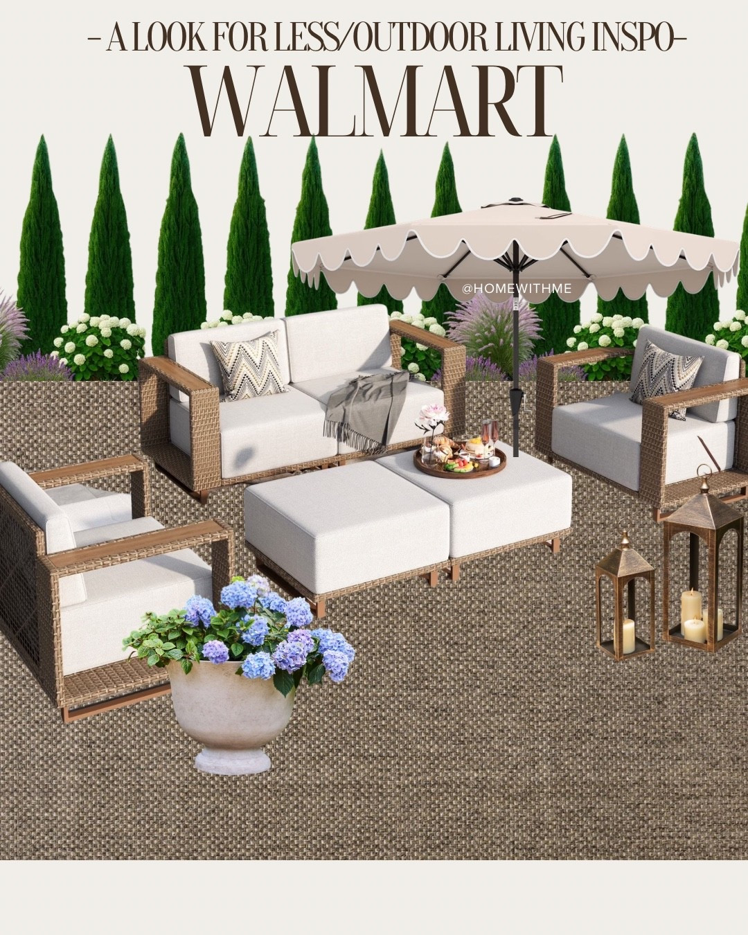 Here is an affordable outdoor living space inspo for spring/summer!💛🏡

#LTKSaleAlert #LTKHome