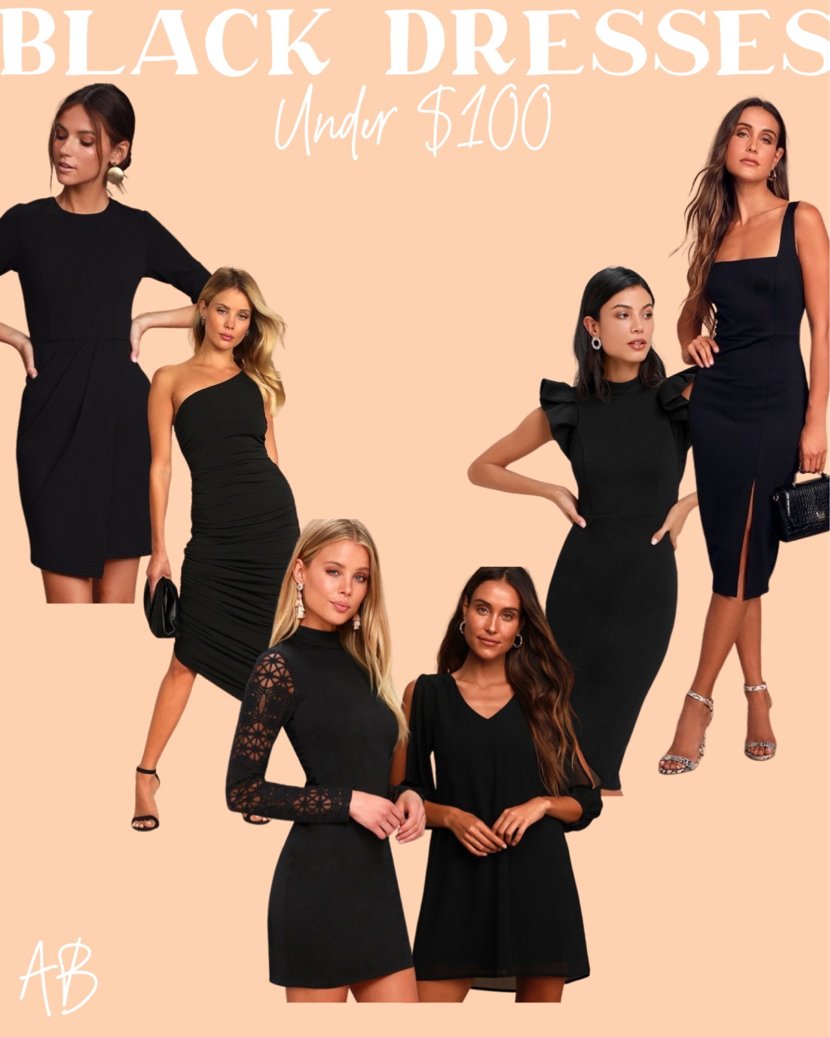 Black dresses under $100 wedding guest dresses 

#LTKunder100 #LTKunder50 #LTKwedding