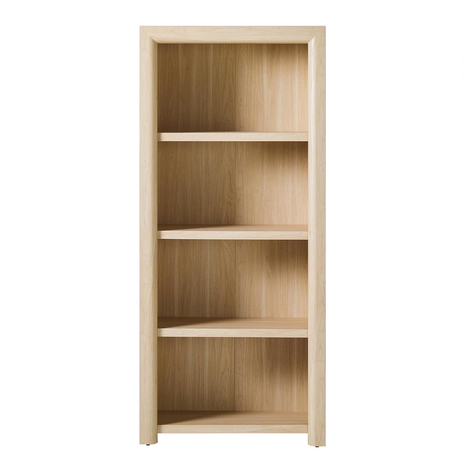 Walker Edison Amira Modern Wood Open Bookshelf, 72.25 inch, Light Ash | Amazon (US)