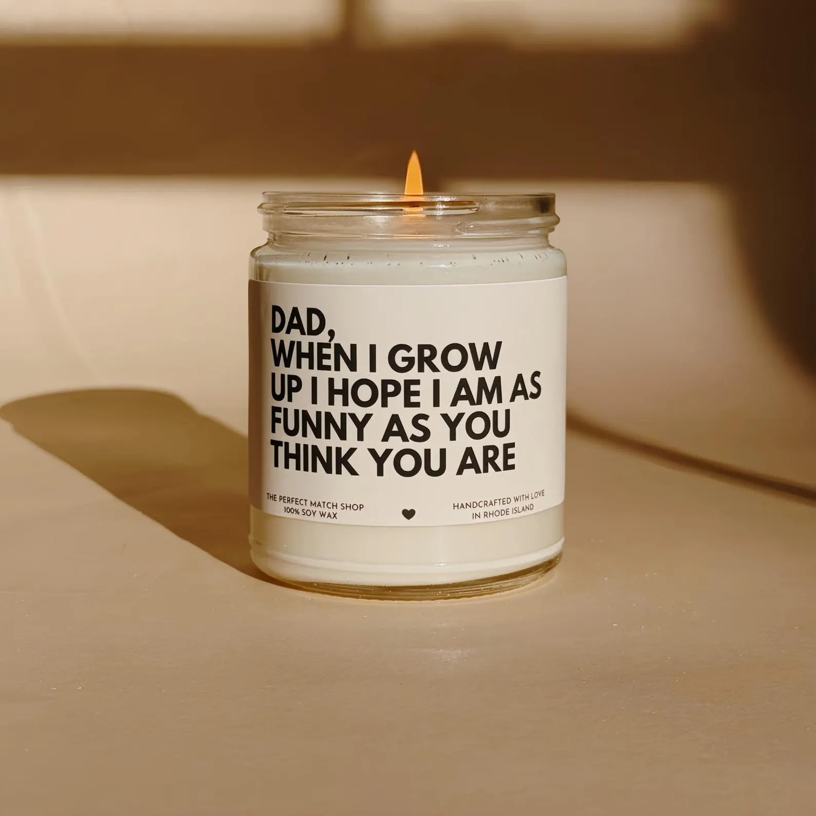Dad When I Grow up Funny Candle Fathers Day Gift Happy Fathers Day Gift From Daughter Gift From S... | Etsy (Global)