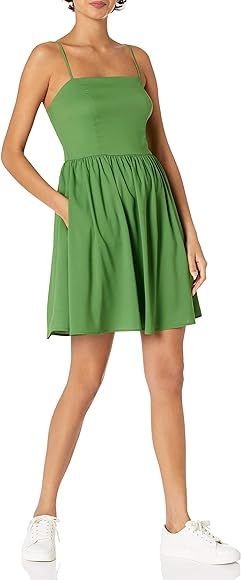 Amazon Brand - Goodthreads Women's Georgette Smock-Back Cami Mini Dress | Amazon (UK)