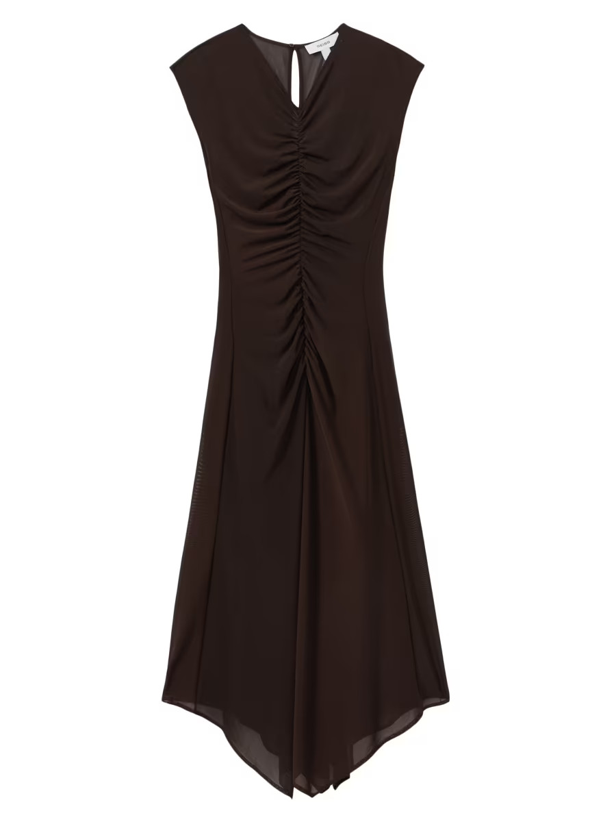 Lyra Ruched Midi-Dress | Saks Fifth Avenue