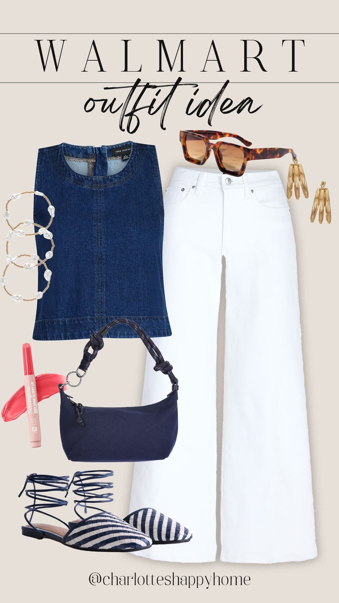 Trendy summer outfit idea from Walmart! 

#walmartfinds

Walmart finds. Walmart fashion. Walmart new arrivals. Walmart white denim. Walmart denim top. Walmart denim and white denim. Trending summer style.

#LTKootd #LTKSeasonal #LTKgrwm