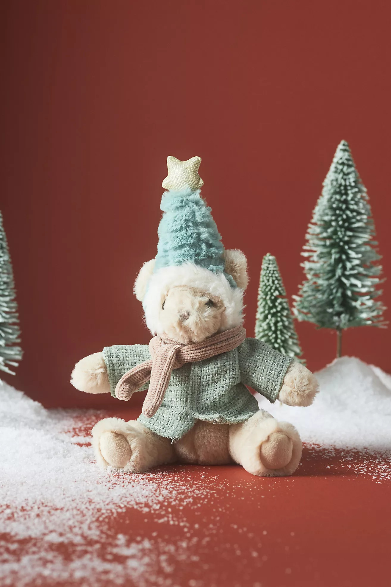 Anthropologie Christmas Holiday Bear Kids Plush Toy | Anthropologie (US)
