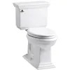 KOHLER Memoirs White Elongated Chair height 12-in Rough-In 1.6 GPF 2-piece Toilet Lowes.com | Lowe's