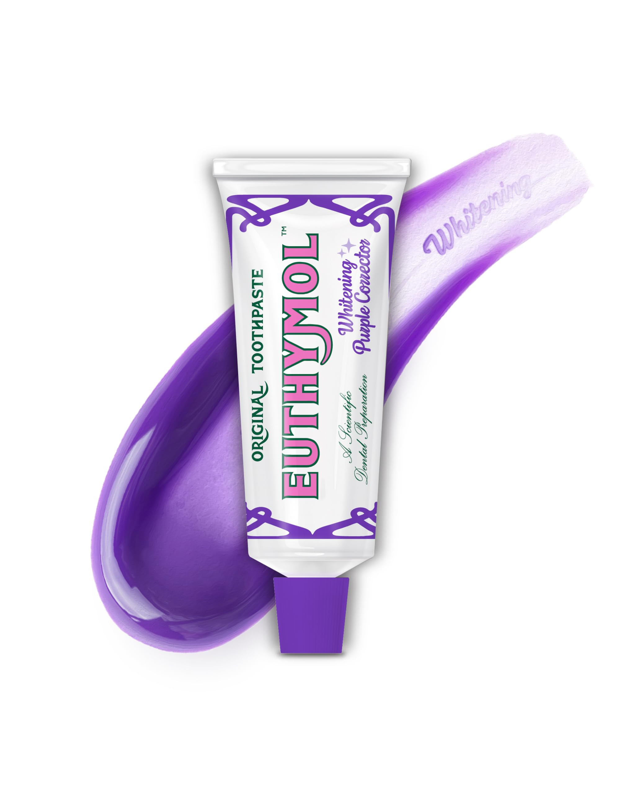 Euthymol Purple Whitening Toothpaste (3.7 fl oz) \u2013 for Yellow & Sensitive Teeth | Violet Ton... | Amazon (US)