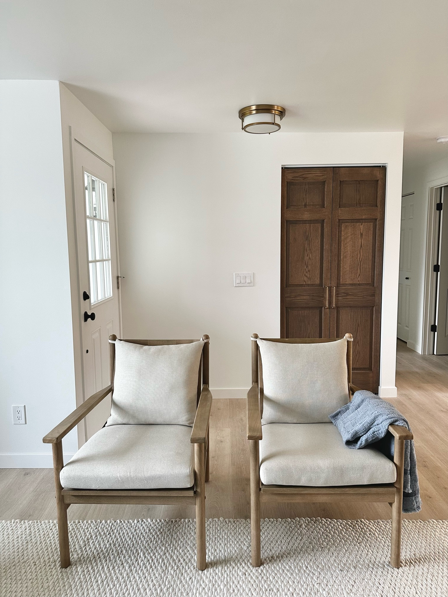 Living room chairs, set of two chairs, armchairs, wood doors, flushmount light, light fixtures, lighting, entry light, wood chairs, living room furniture, interior design, home design 

#LTKStyleTip #LTKSaleAlert #LTKHome