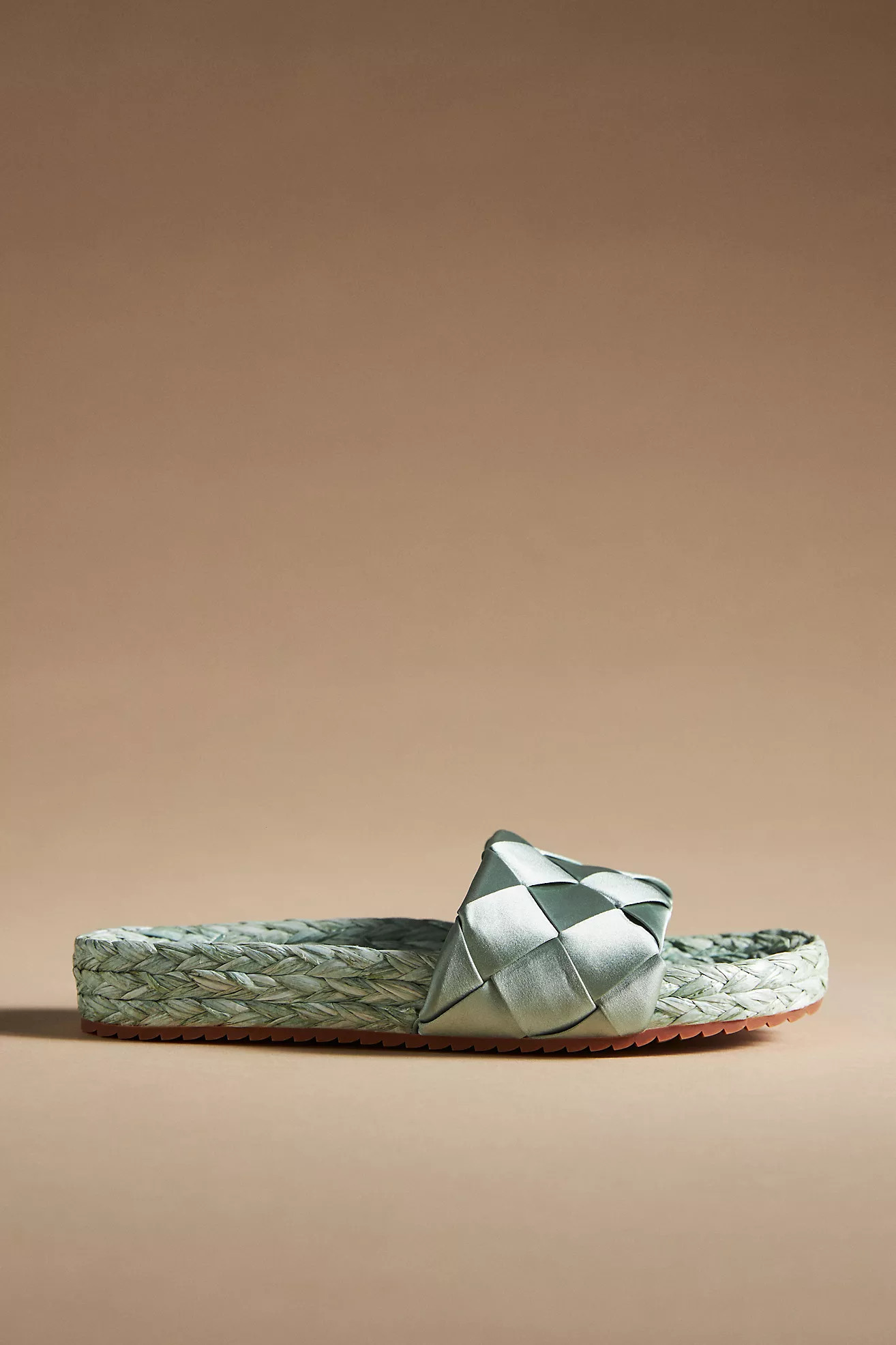 Bibi Lou Satin Slide Sandals | Anthropologie (US)