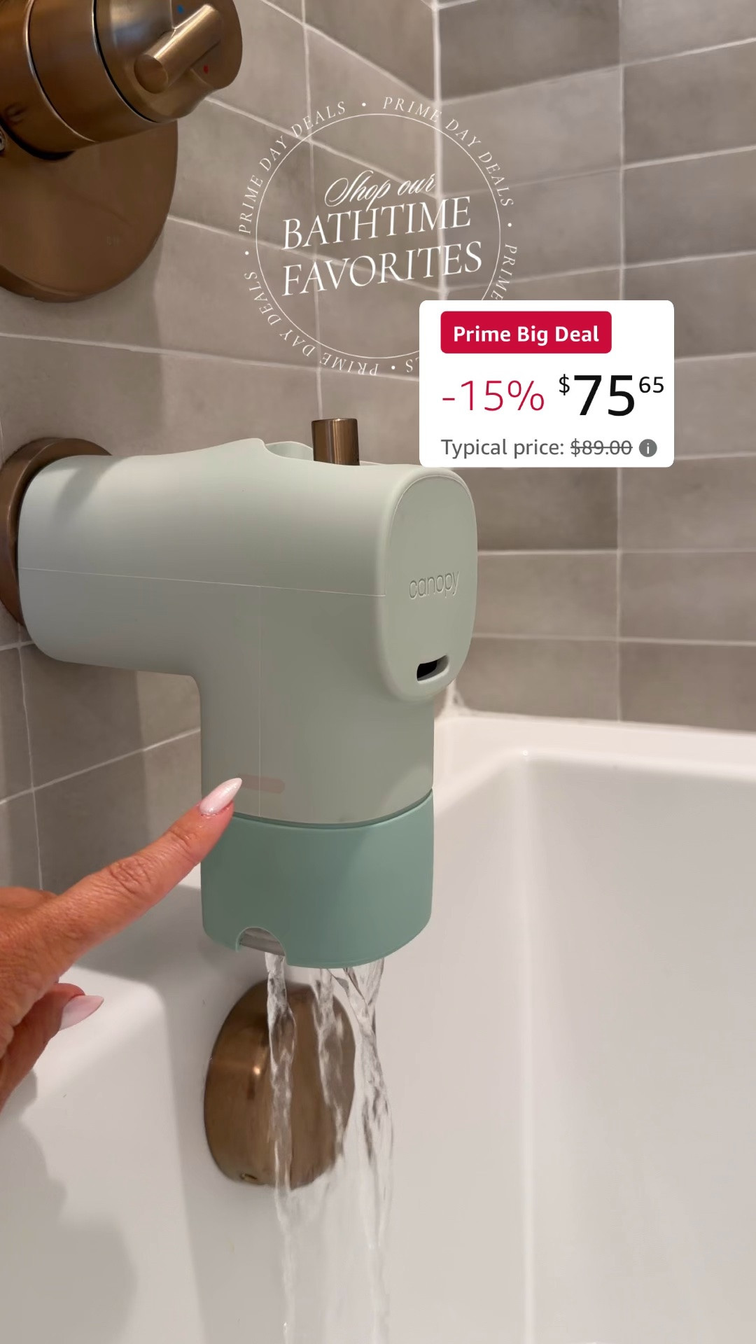 Bath time essentials for baby + kids on sale! Includes our favorite bath tub filter, baby skincare, towels, etc!