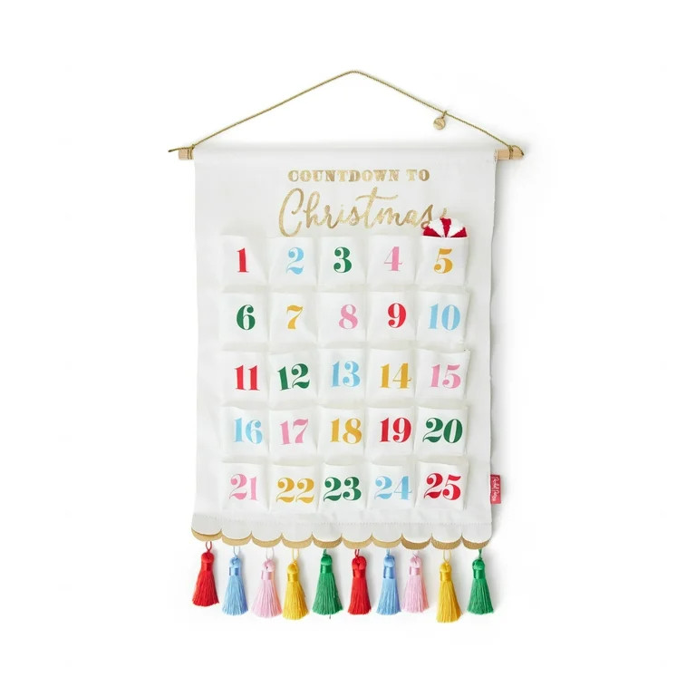 Packed Party "Countdown to Christmas" Multicolor Advent Calendar Holiday Decoration - Walmart.com | Walmart (US)