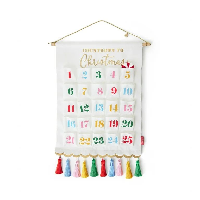 Packed Party "Countdown to Christmas" Multicolor Advent Calendar Holiday Decoration | Walmart (US)