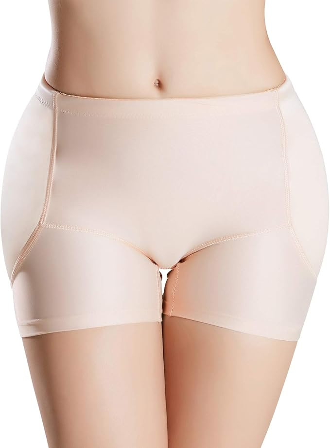Women's Padded Seamless Shapewear Panties Hip Enhancer Underwear Shaper Shorts | Amazon (US)