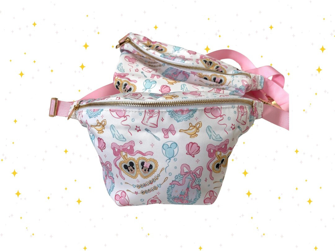 Magical World Minnie Mickey Castle Disney Park Fanny Pack | Etsy (US)
