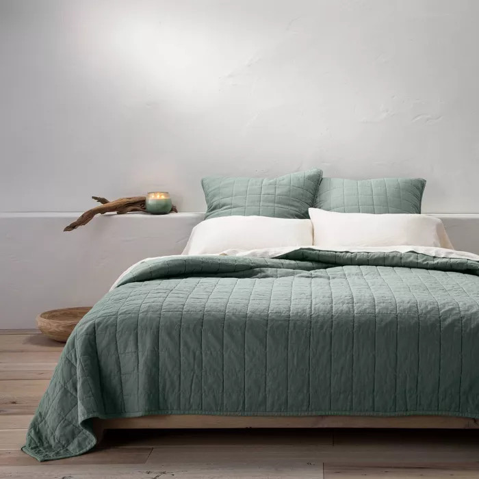 Heavyweight Linen Blend Quilt - Casaluna™ | Target