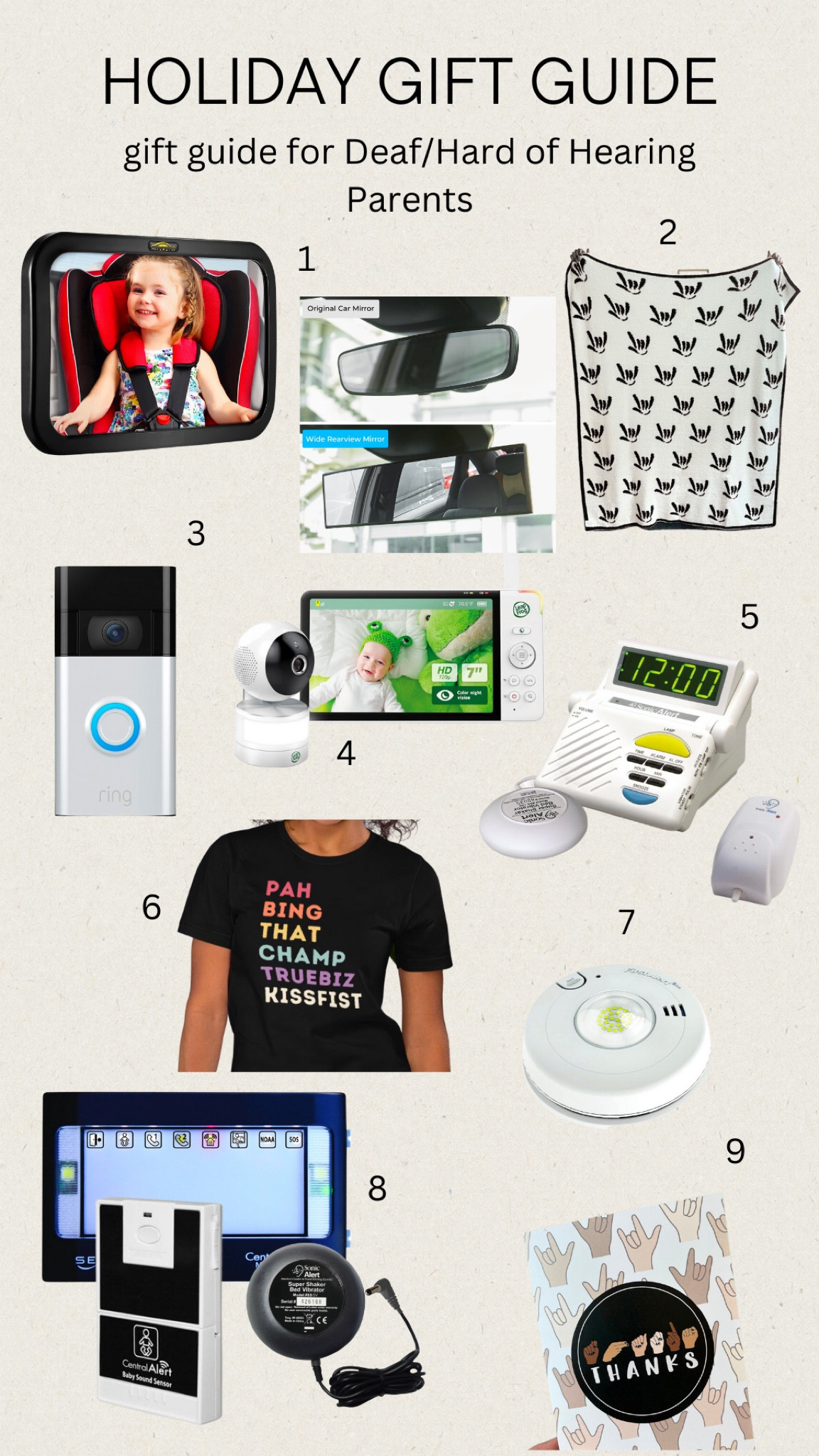 Holiday Gift Guide for
Deaf/Hard of Hearing Parents!

#LTKHoliday #LTKGiftGuide
