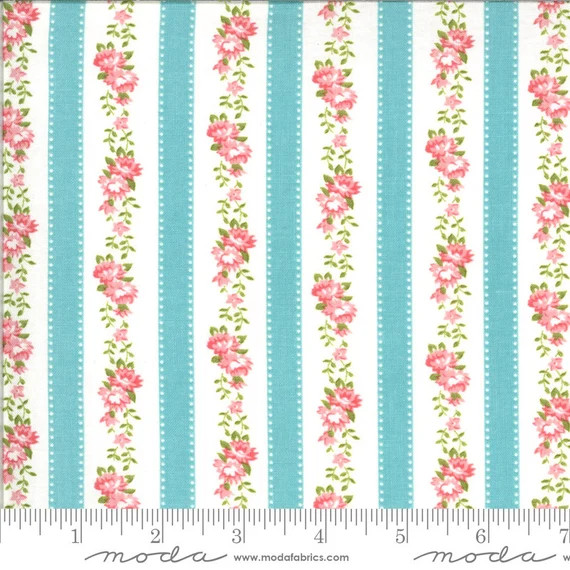Posies Floral Flower Stripe Kids Nap Mat with a Light Pink | Etsy | Etsy (US)
