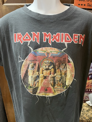 Iron Maiden Graphic T-shirt Men Gray Large Short Sleeve Music 2023 | eBay US