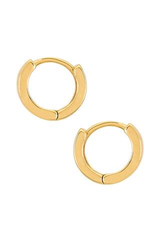 Natalie B Jewelry Marga Huggy Hoop Earring in Gold from Revolve.com | Revolve Clothing (Global)
