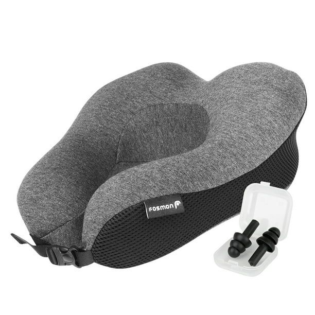 Fosmon Travel Neck Pillow, Soft Comfortable Memory Foam Neck Cushion, Head & Chin Support U-Shape... | Walmart (US)