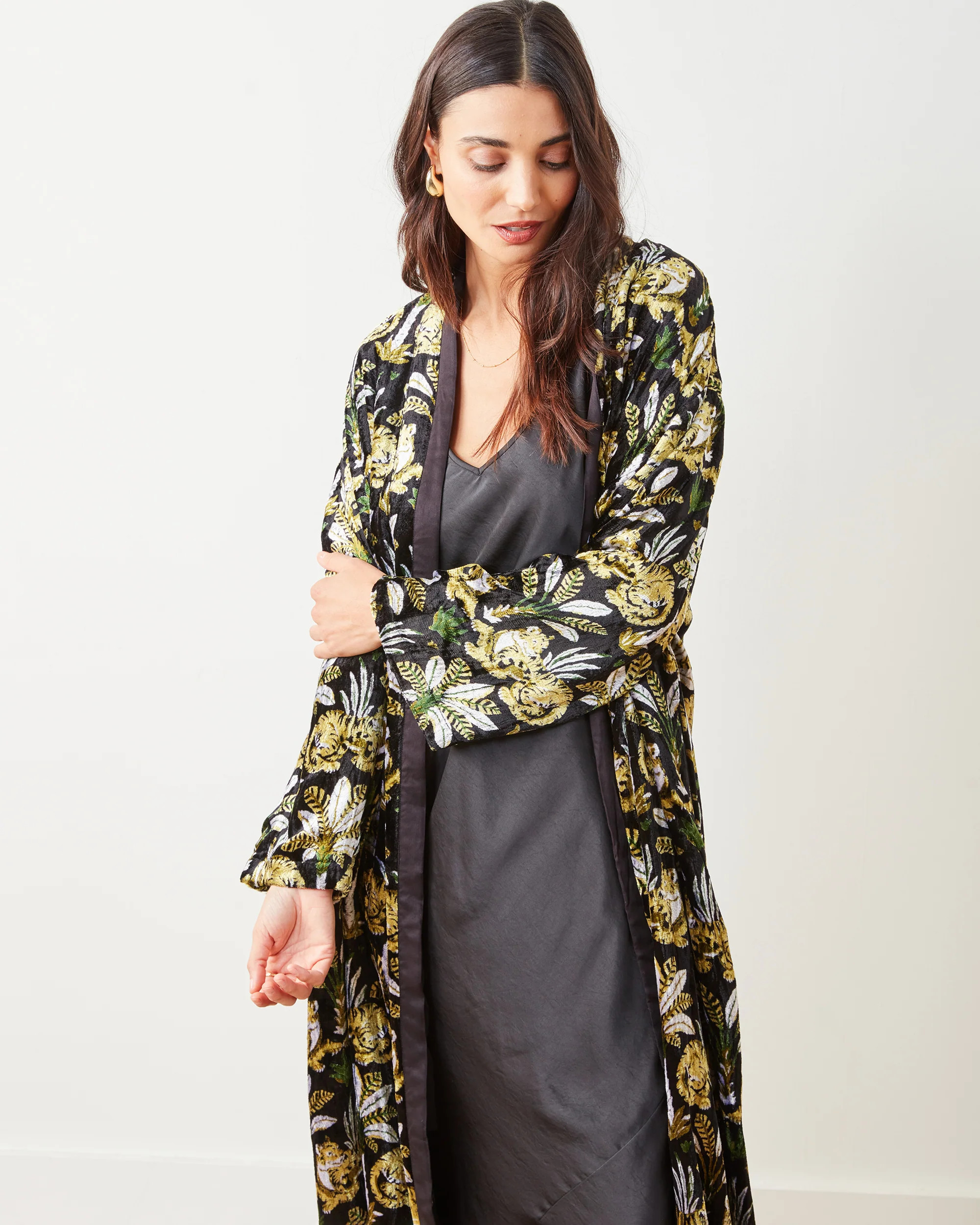 Untamed Tiger - Delancey St Duster - Gold Ink | Printfresh