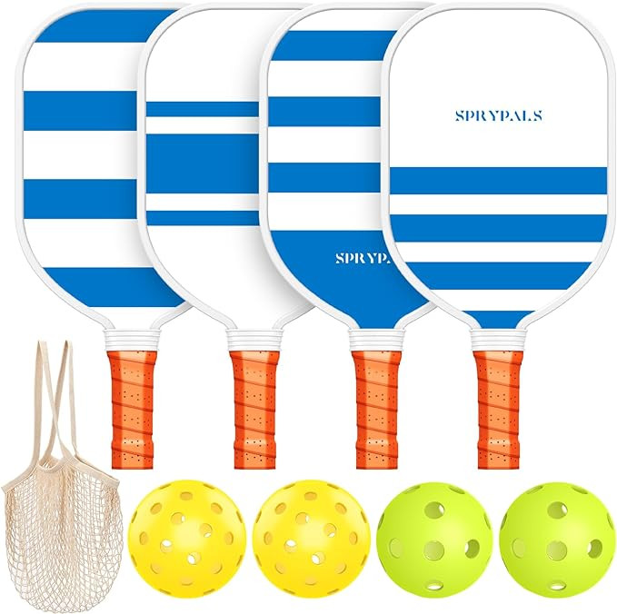 Pickleball Paddles,USAPA Approved Pickleball Paddles Set Premium Pickleball Paddle, 4 Pickleball ... | Amazon (US)