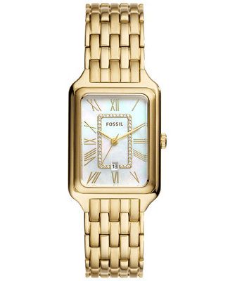 Women's Raquel Three-Hand Date Gold-Tone Stainless Steel Watch, 26mm | Macy's Canada