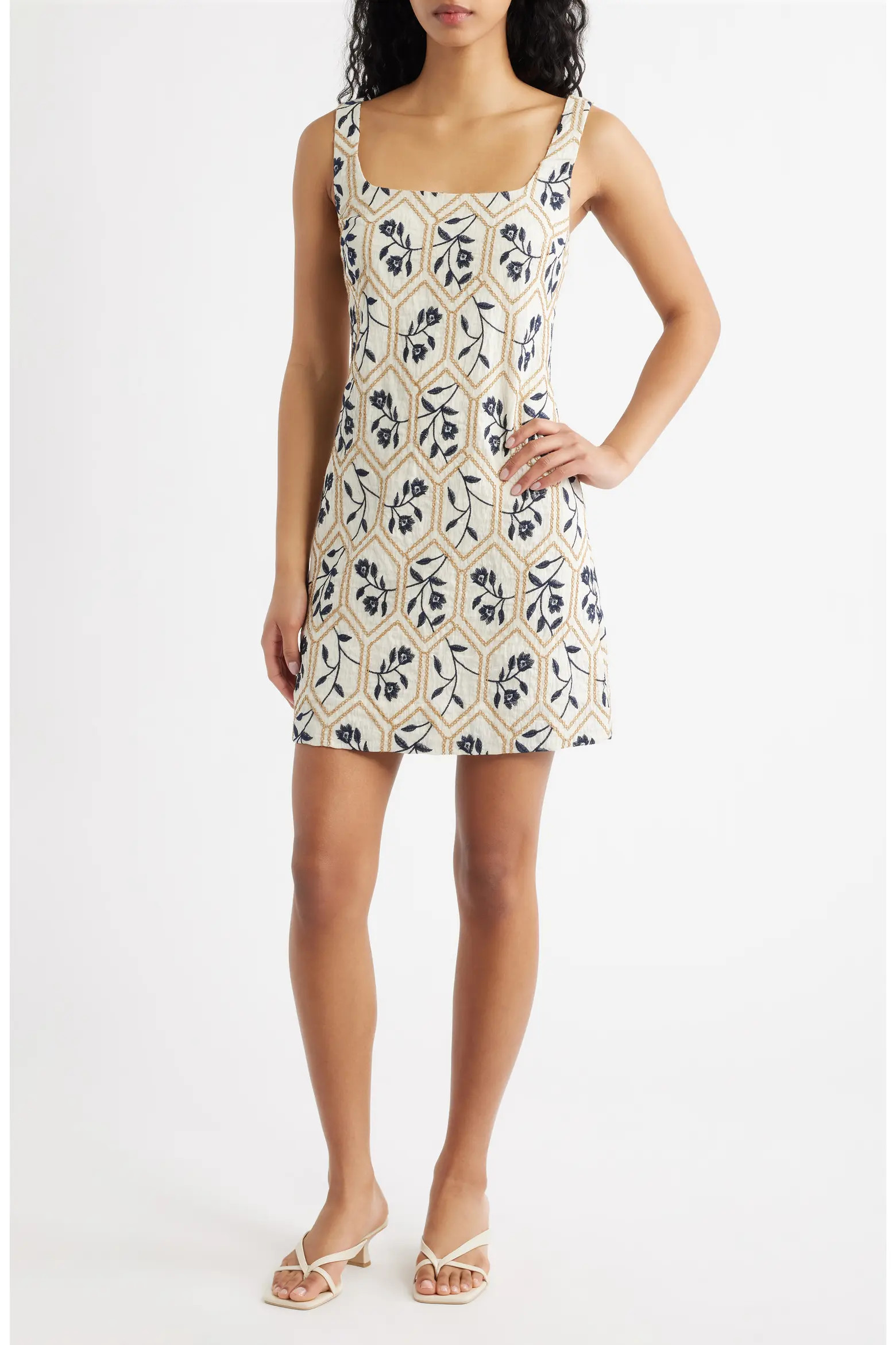 Embroidered Minidress (Women) | Nordstrom | Nordstrom
