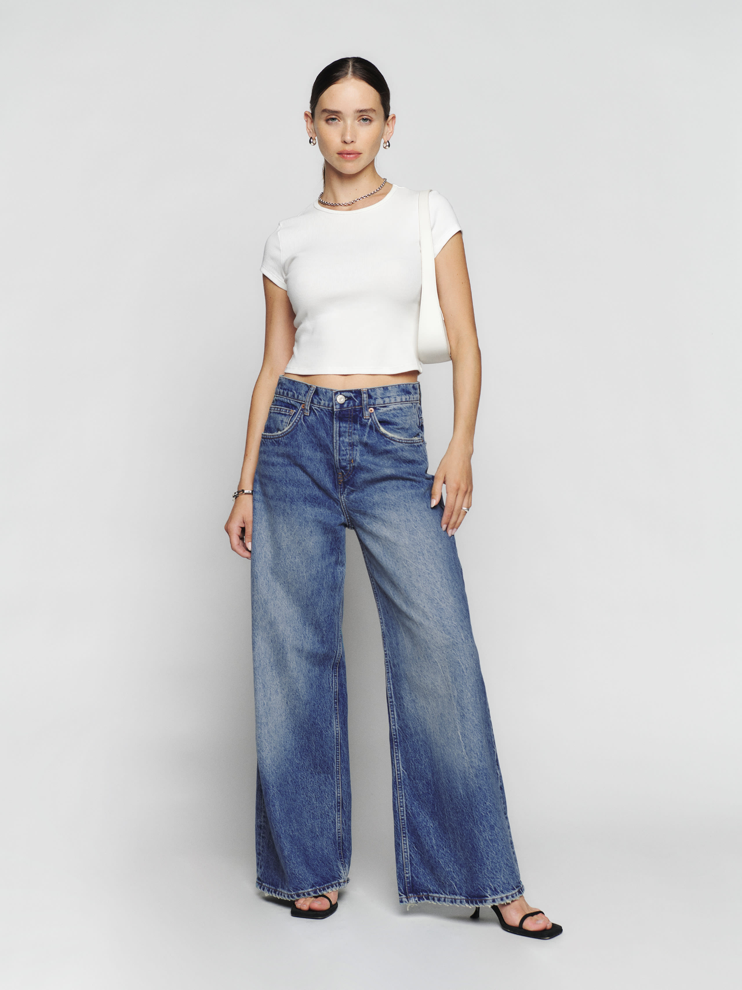 Iggy Super Wide Leg Slouch Jeans | Reformation (Global)