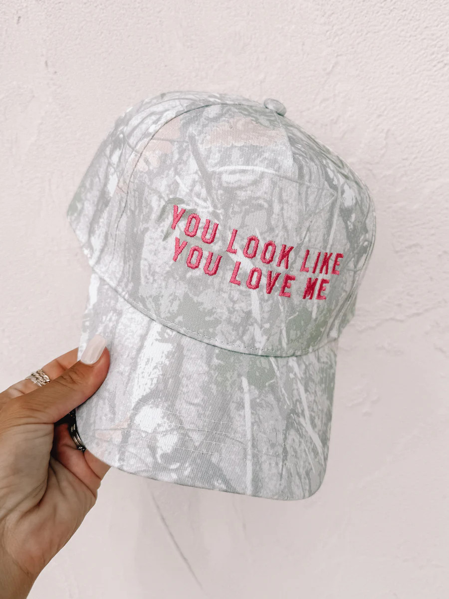 You Look Like You Love Me Camo Trucker Hat | CK Squared Boutique
