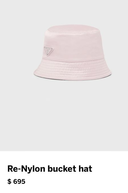 Pink Prada bucket hat 


#LTKFind #LTKstyletip #LTKSeasonal