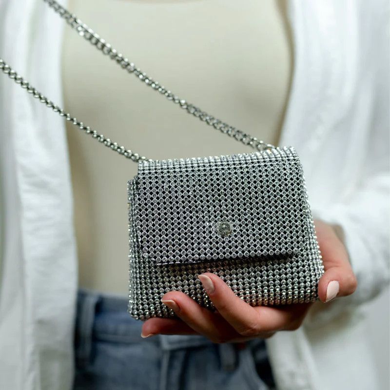 Crystal Belt Bag with Chain | The Sis Kiss