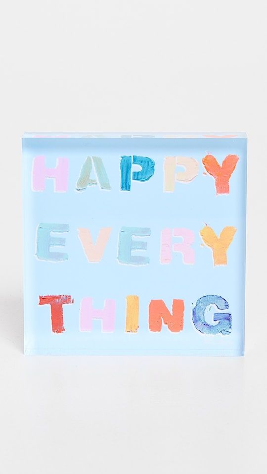4x4 Block of Love Happy Everything | Shopbop