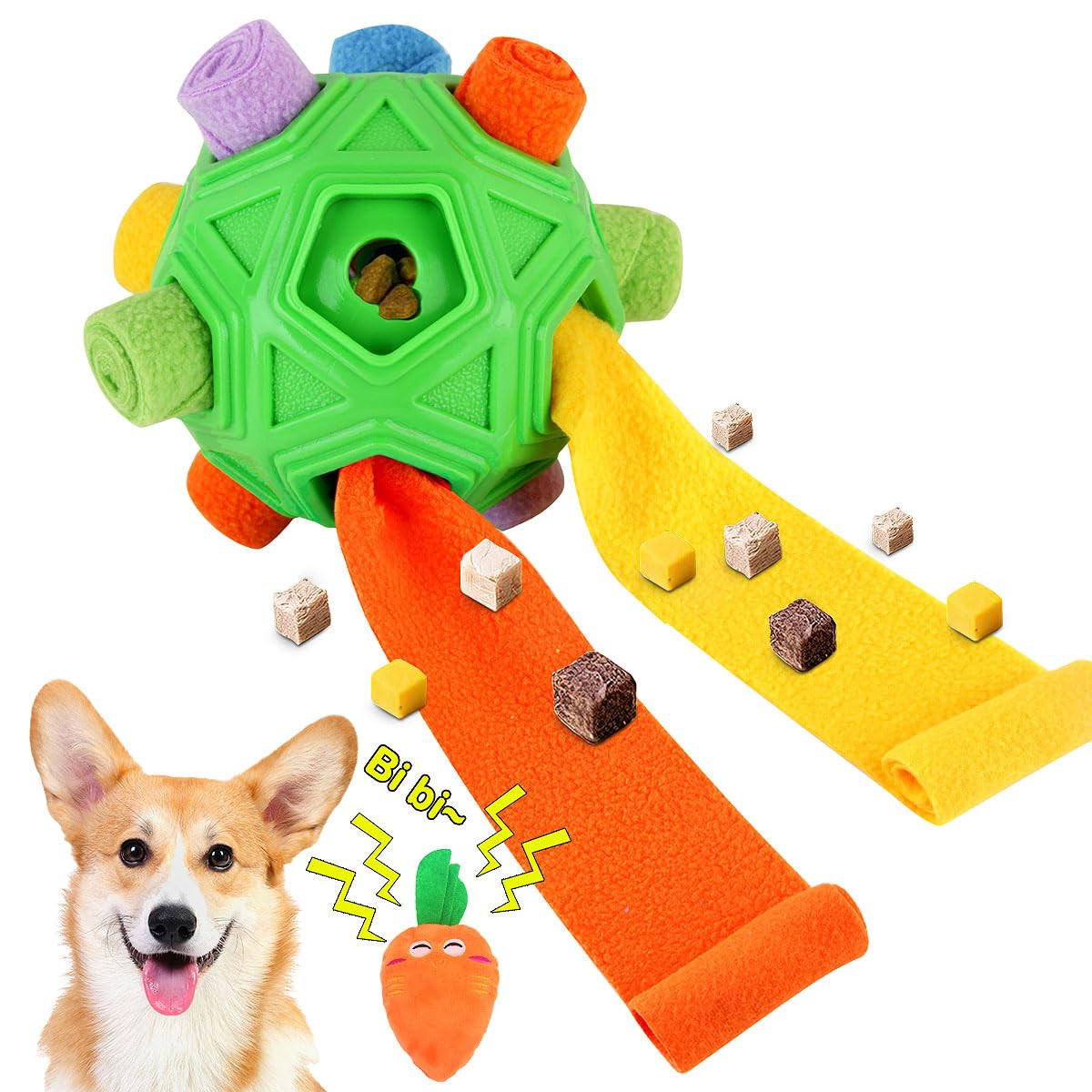 Dog Snuffle Ball-Interactive Puzzle Dog Toys Encourage Natural Foraging Skills Slow Feeder for Tr... | Amazon (US)
